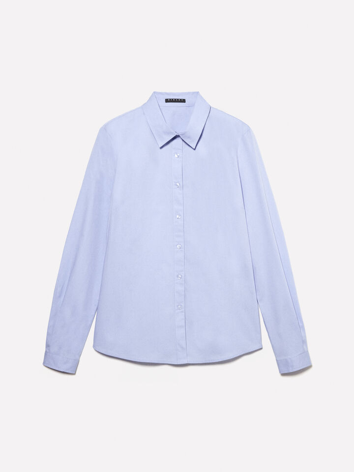 Πουκάμισο γαλάζιο slim fit - null - Γαλαζιο | Sisley image number 6